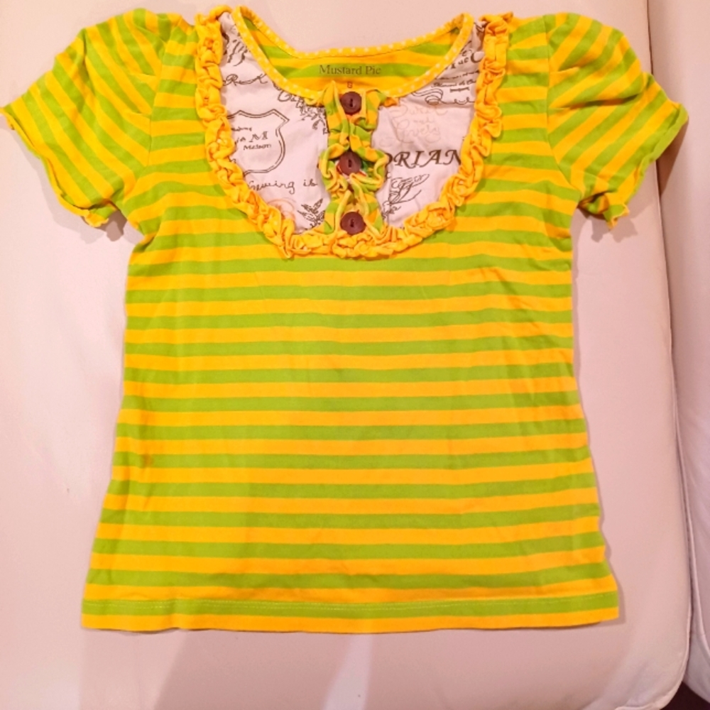 Mustard Pie girl's tee size 8